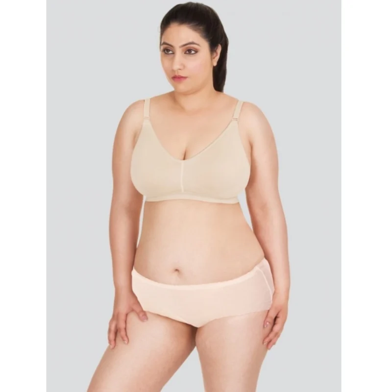 Dermawear Ally Plus Women's 4D Stretch Support Bra (Cream)