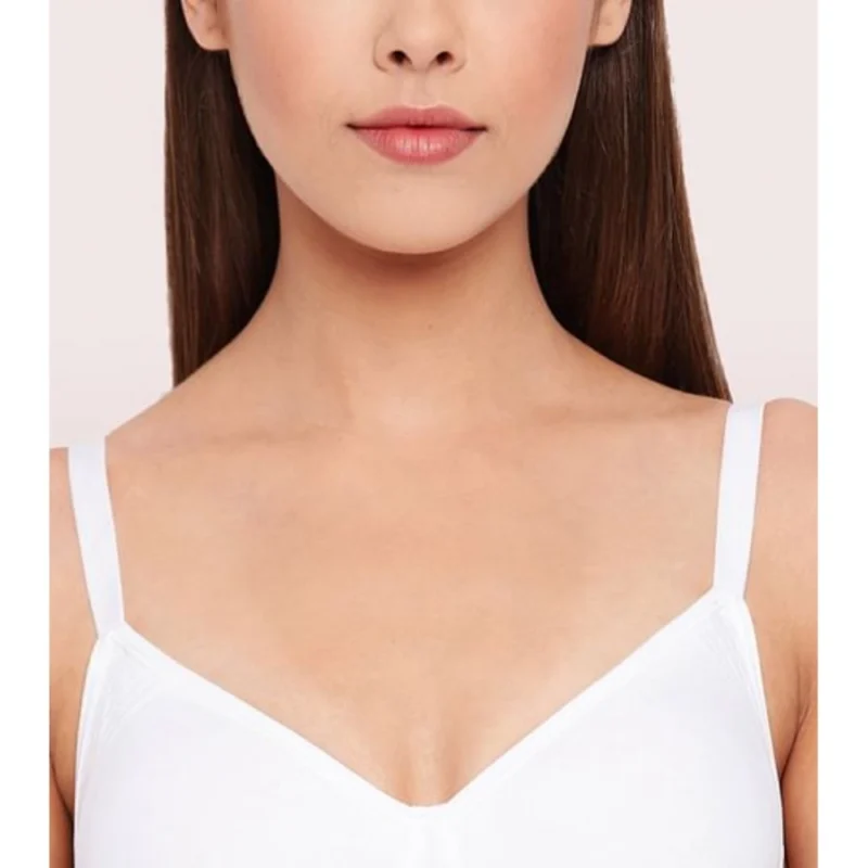 Alternative view of Enamor A042 Women's Cotton Everyday Non Padded And Wirefree Bra (White)