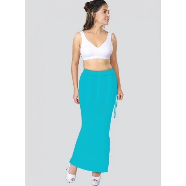 Dermawear Women's 4D Stretch Saree Shapewear (Turquoise-Blue) - Image 5
