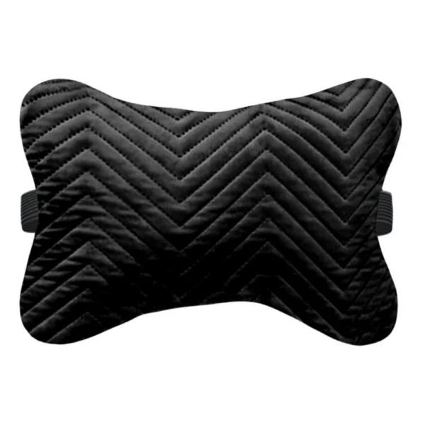Pack Of_4 Polyester zig zag Car Pillow Sets (Black, Size:?12x12 In) - Image 2