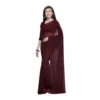 Women's Dyed Solid Saree With Unstitched Blouse 5.5Mtr (Brown)