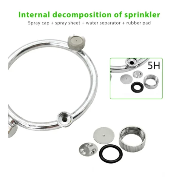Stainless Steel High Pressure Ring-Shaped Nozzle Garden Spray Pump - Image 2
