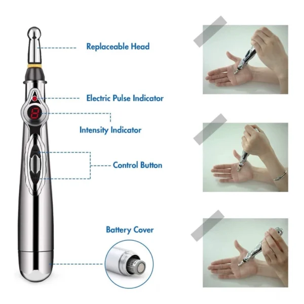 Metal Electronic Acupuncture Pain Relief Pen - Image 2