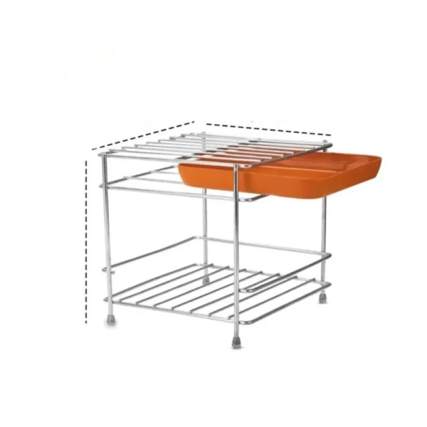 Stainless Steel Matka Stand Rustproof & Waterproof Pot Stand For Kitchen - Image 2