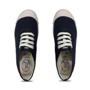 Cotton School Shoe Lace-Up (Navy blue)