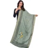 Women's chanderi silk  Printed Dupatta (Green, Length:?2 Mtr)