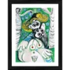 Generic  1969 Painting With Wood Photo Frame (Multicolor)