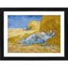 Generic Farmers Rest in Harvest season 1890 Painting With Wood Photo Frame (Multicolor)