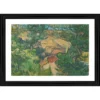 Generic Entrance to a Quarry 1889 Painting With Wood Photo Frame (Multicolor)