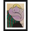 Generic Woman with yellow hair 1931 Painting With Wood Photo Frame (Multicolor)