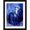 Generic Mother and Child 1902 Painting With Wood Photo Frame (Multicolor)