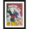Generic Luv Kush and the Horse Painting With Wood Photo Frame (Multicolor)
