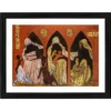 Generic Mother Teresa Goddess of Love Painting With Wood Photo Frame (Multicolor)