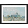 Generic Windmills and Allotments 1887 Painting With Wood Photo Frame (Multicolor)