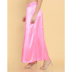 Alternative view of Women's Silk Solid Free Size Petticoat (Pink)