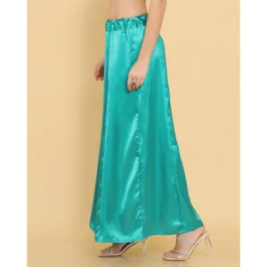 Alternative view of Women's Silk Solid Free Size Petticoat (SeeSaw Green)