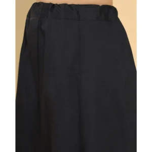 Alternative view of Women's Cotton Solid Free Size Petticoat (Black)