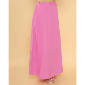 Alternative view of Women's Cotton Solid Free Size Petticoat (Pink)