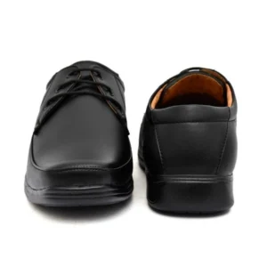 Alternative view of Men's Solid Synthetic Leather Formal Shoes (Black)