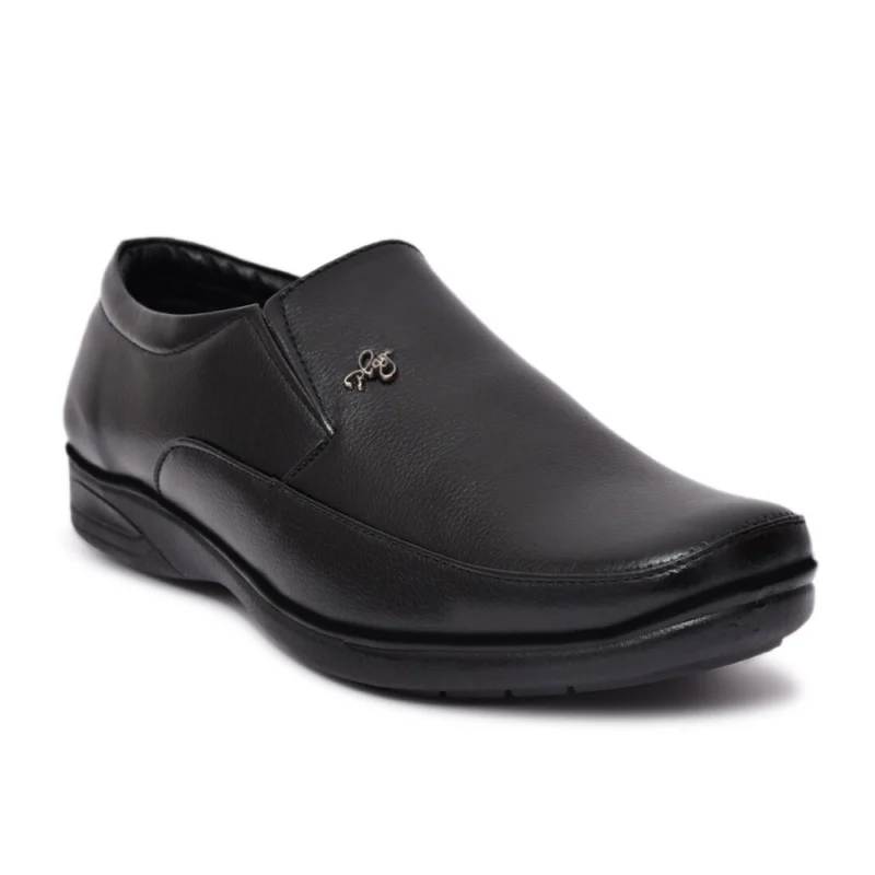 Alternative view of Men's Faux Leather Formal Shoes (Black)