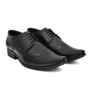 Men's Faux Leather Formal Shoes (Black)