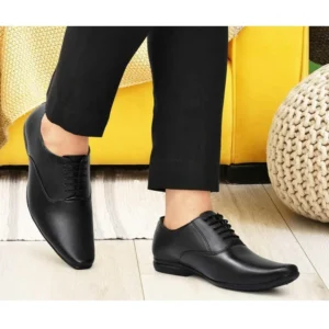 Alternative view of Men's Faux Leather Formal Shoes (Black)