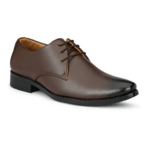 Alternative view of Men's Faux Leather Formal Shoes (Brown)