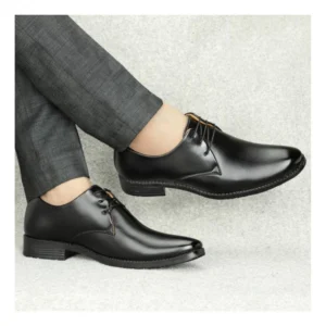 Alternative view of Men's Faux Leather Formal Shoes (Black)