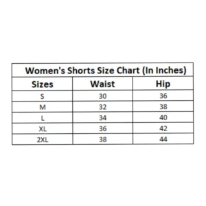 Alternative view of Women's Polyester Spandex Printed Above Knee High Rise Slip On Shorts (Black)