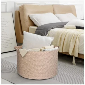 Alternative view of Cotton Kidi 14x12 Inch Pack of 1 Storage Basket For Clothes (Kidi)