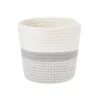 Cotton Flower Pot (Gray White)