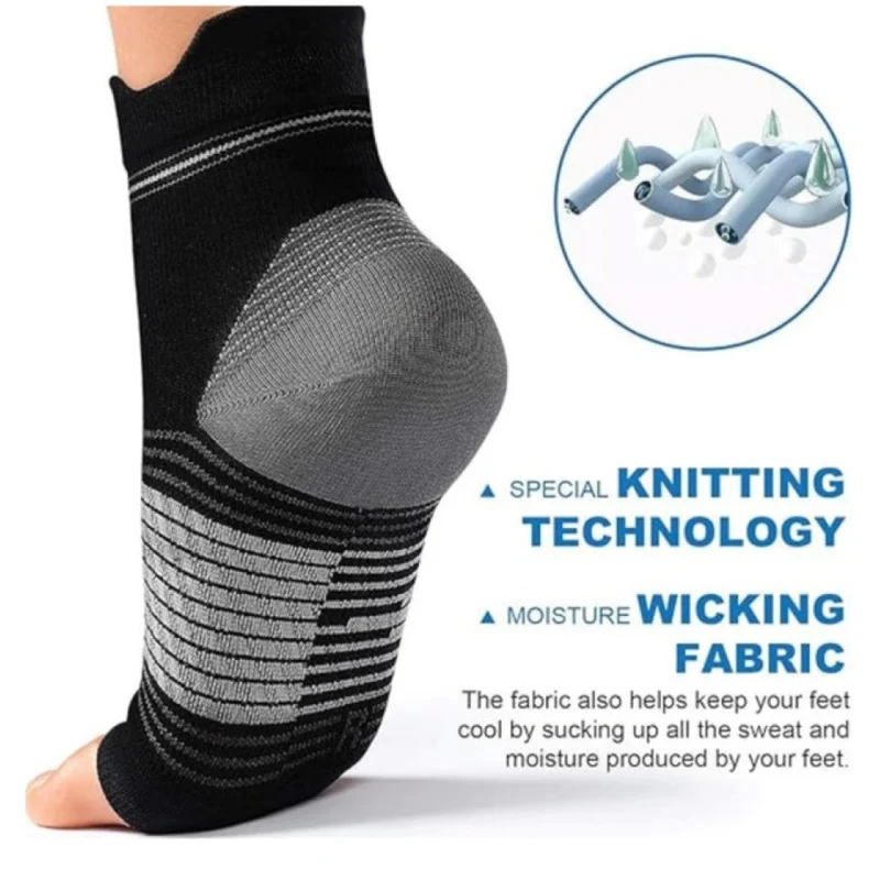 Alternative view of 3_Pair Set Unisex Casual Cotton Printed Ankle Length Support Socks (Multicolor)