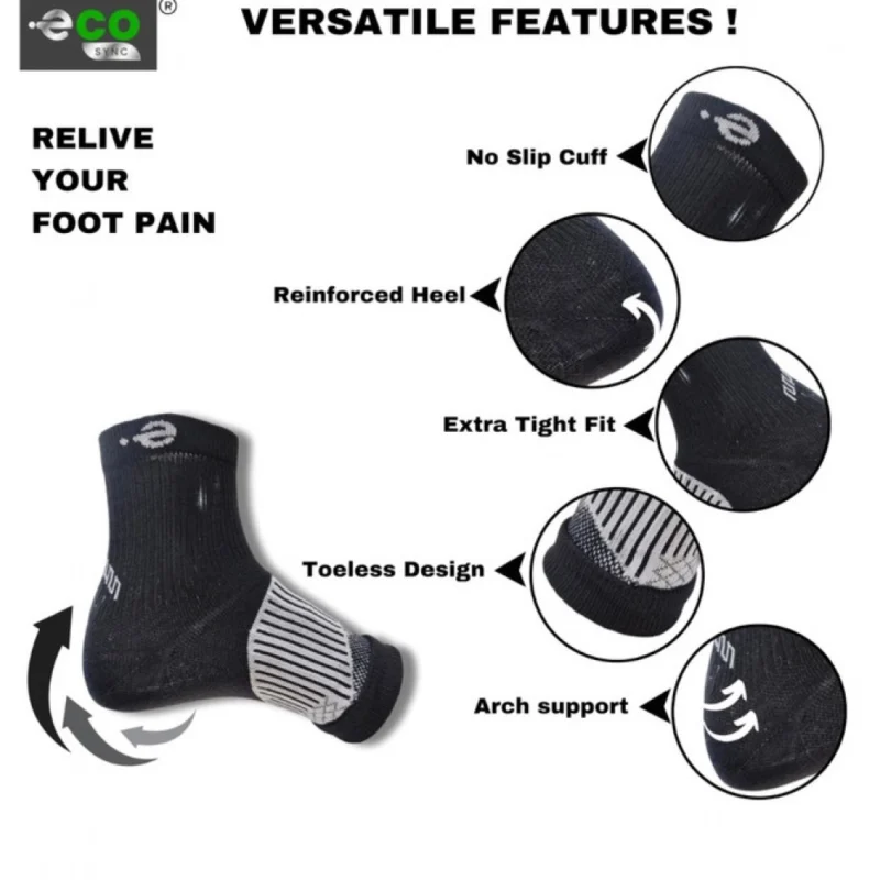 Alternative view of 3_Pair Set Unisex Casual Cotton Printed Ankle Length Support Socks (Multicolor)