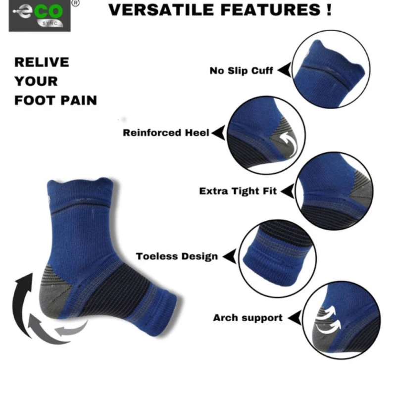 Alternative view of 3_Pair Set Unisex Casual Cotton Printed Ankle Length Support Socks (Multicolor)