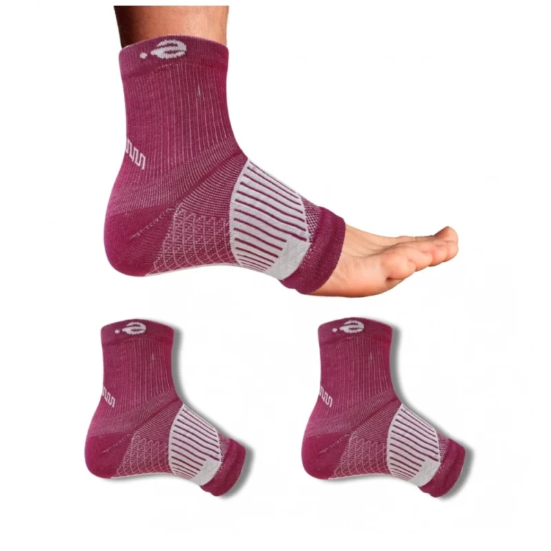 3_Pair Set Unisex Casual Cotton Printed Ankle Length Support Socks (Multicolor)