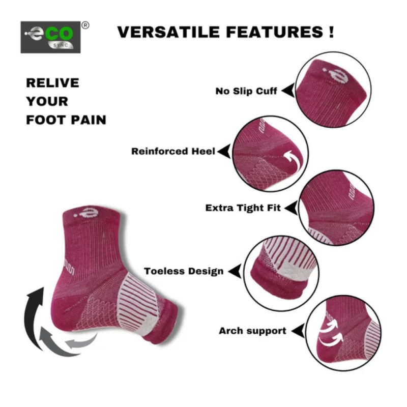 Alternative view of 3_Pair Set Unisex Casual Cotton Printed Ankle Length Support Socks (Multicolor)