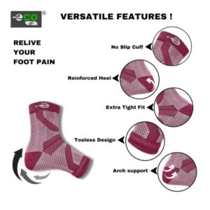 Alternative view of 3_Pair Set Unisex Casual Cotton Printed Ankle Length Support Socks (Multicolor)