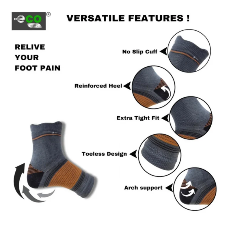 Alternative view of 3_Pair Set Unisex Casual Cotton Printed Ankle Length Support Socks (Multicolor)