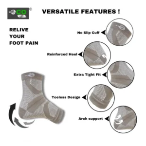 Alternative view of 3_Pair Set Unisex Casual Cotton Printed Ankle Length Support Socks (Multicolor)