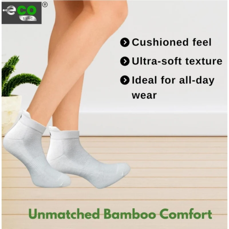 Alternative view of 4_Pair Set Unisex Casual Cotton Printed Ankle Length Socks (Multicolor)