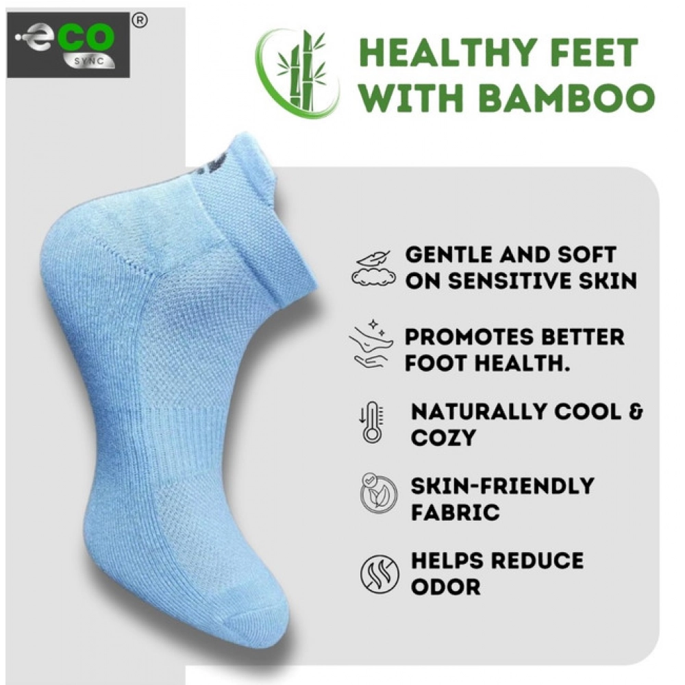 4_Pair Set Unisex Casual Cotton Printed Ankle Length Socks (Multicolor) - Image 3