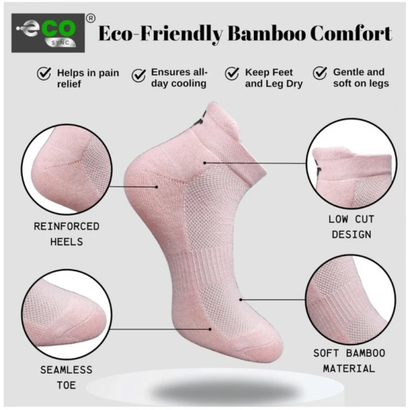 Alternative view of 4_Pair Set Unisex Casual Cotton Printed Ankle Length Socks (Multicolor)