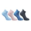 4_Pair Set Unisex Casual Cotton Printed Ankle Length Socks (Multicolor)