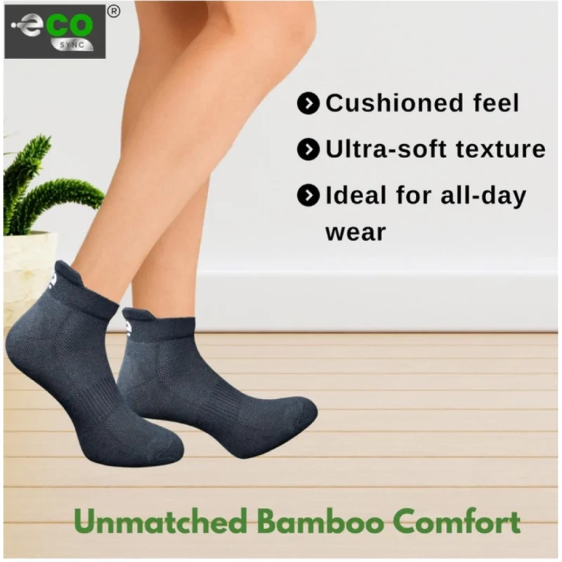 Alternative view of 4_Pair Set Unisex Casual Cotton Printed Ankle Length Socks (Multicolor)