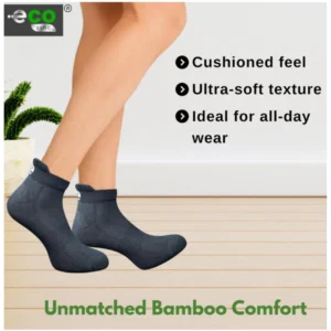 Alternative view of 4_Pair Set Unisex Casual Cotton Printed Ankle Length Socks (Multicolor)