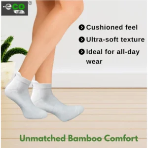 Alternative view of 4_Pair Set Unisex Casual Cotton Printed Ankle Length Socks (Multicolor)