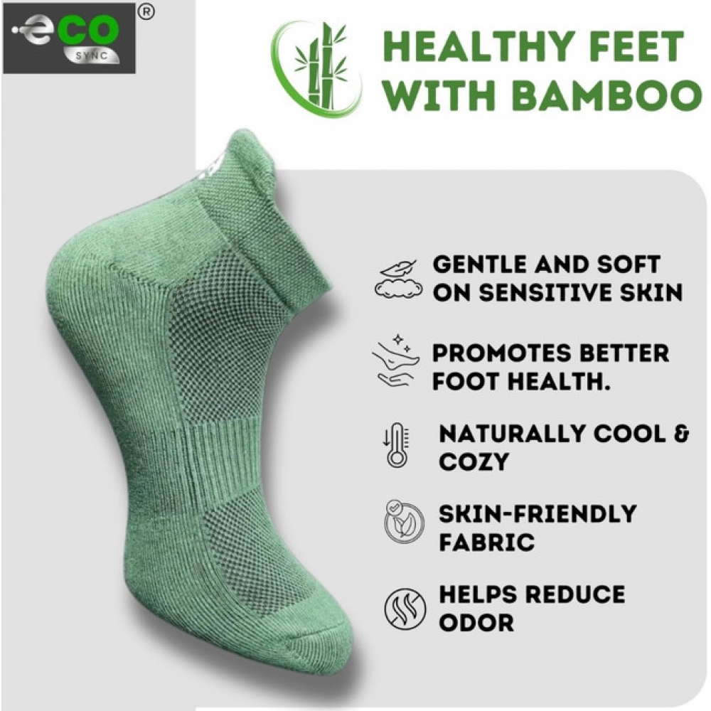 4_Pair Set Unisex Casual Cotton Printed Ankle Length Socks (Multicolor) - Image 4