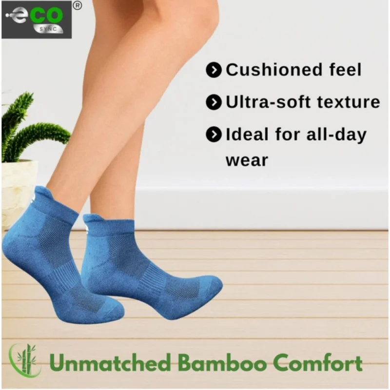 Alternative view of 4_Pair Set Unisex Casual Cotton Printed Ankle Length Socks (Multicolor)