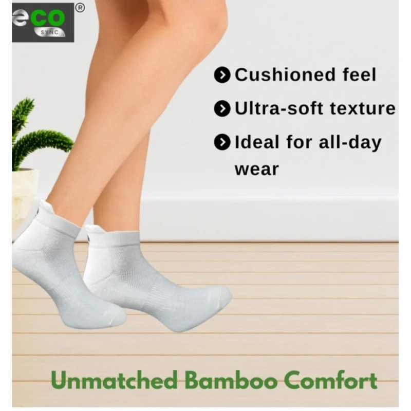 Alternative view of 4_Pair Set Unisex Casual Cotton Printed Ankle Length Socks (Multicolor)