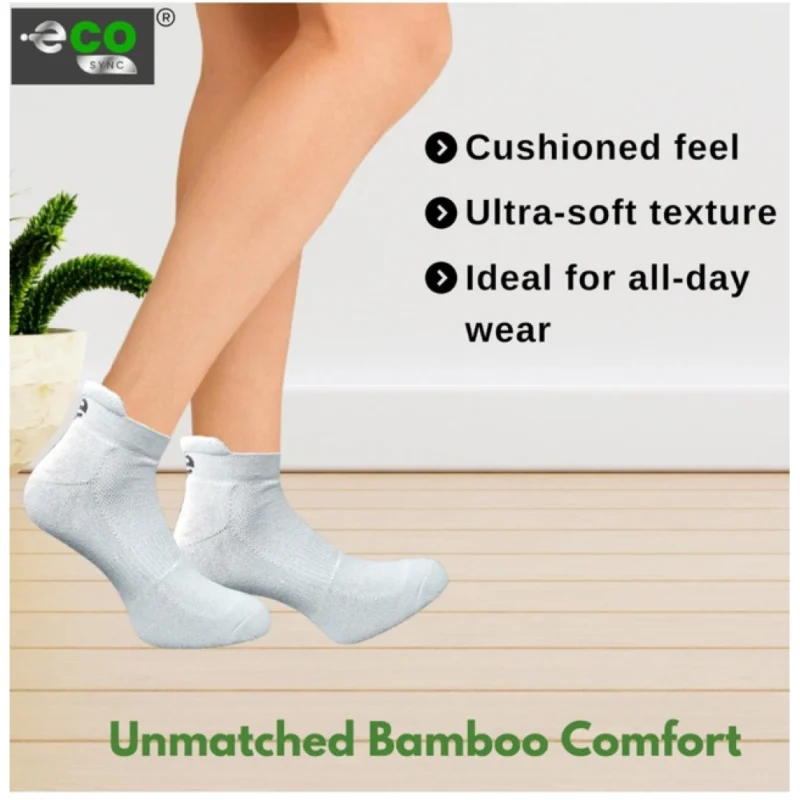 Alternative view of 4_Pair Set Unisex Casual Cotton Printed Ankle Length Socks (Multicolor)